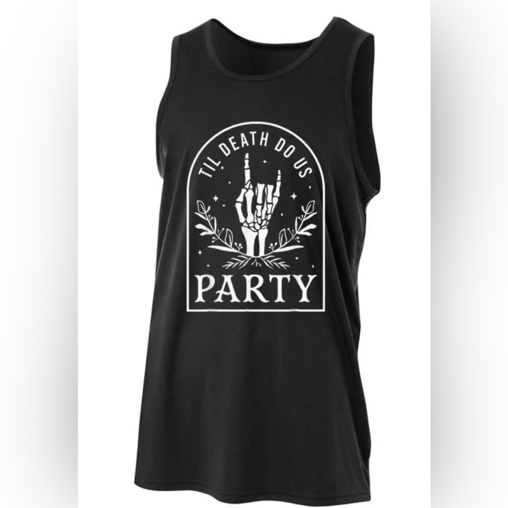‘Til Death Do Us Party Loose Fit Tank Top